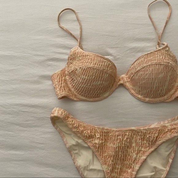 Triangl Swim Set in Cotton Candy - Picture 2 of 4